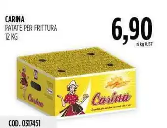 Carico Cash & Carry Carina Patate per Frittura 12 kg offerta