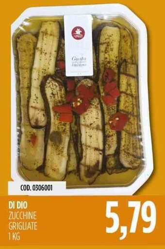 Carico Cash & Carry Di Dio Zucchine Grigliate 1Kg offerta
