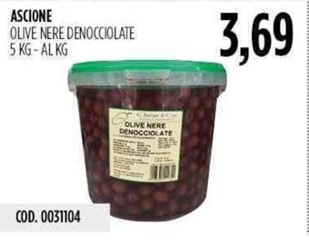 Carico Cash & Carry Ascione Olive Nere Denocciolate 5 Kg offerta