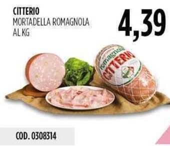 Carico Cash & Carry Citterio Mortadella Romagnola offerta