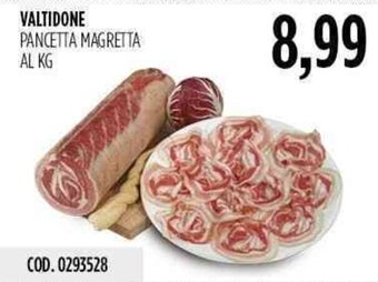 Carico Cash & Carry Valtidone Pancetta Magretta offerta