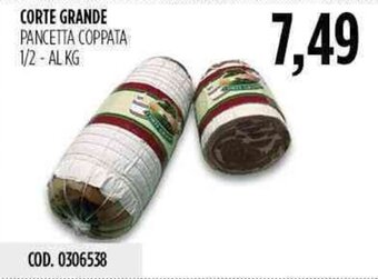 Carico Cash & Carry Corte Grande Pancetta Coppata 1/2 offerta