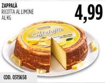 Carico Cash & Carry Zappalà Ricotta al Limone offerta