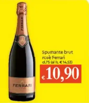 Famila Spumante Brut Rosè Ferrari cl 75 offerta