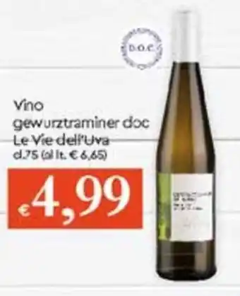 Famila Vino Gewurztraminer cl 75 offerta