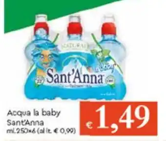 Famila Acqua La Baby Sant'Anna 250x6ml offerta