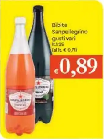 Famila Bibite San Pellegrino 1,25L offerta