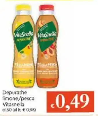 Famila Depurathe Limone/Pesca cl 50 offerta