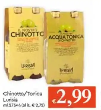 Famila Chinotto/Tonica 275mlx4 offerta