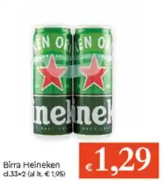 Famila Birra Heineken cl 33x2 offerta