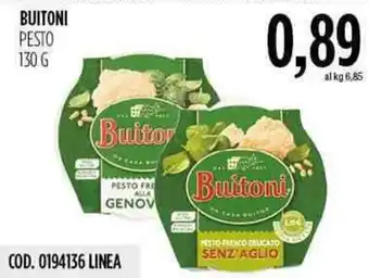 Carico Cash & Carry Buitoni Pesto 130g offerta