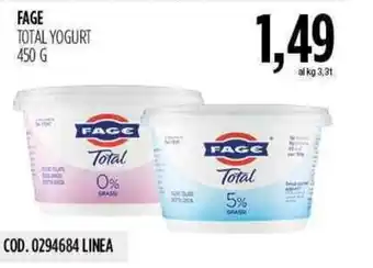 Fage Total Yogurt 450g