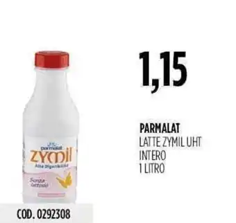 Carico Cash & Carry Parmalat Latte Zymil UHT Intero 1 litro offerta