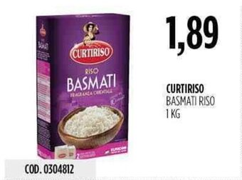 Carico Cash & Carry Curtiriso Basmati Riso 1kg offerta