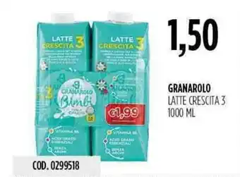 Granarolo Latte Crescita 3 1000 ml
