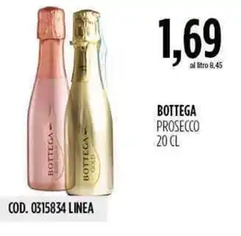 Carico Cash & Carry Bottega Prosecco 20 cl offerta