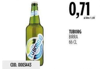 Carico Cash & Carry Tuborg Birra 66 cl offerta