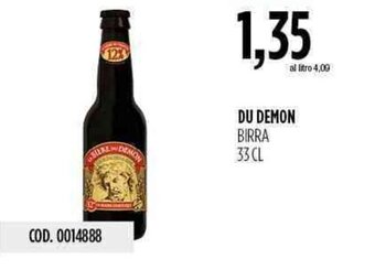 Carico Cash & Carry Du Demon Birra 33 cl offerta