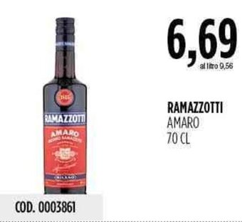 Ramazzotti Amaro 70 cl