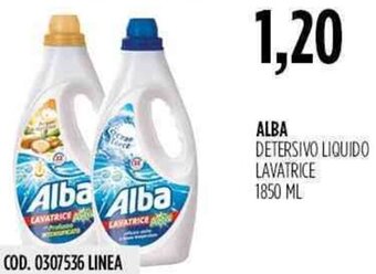 Carico Cash & Carry Alba Detersivo Liquido Lavatrice 1850 ml offerta
