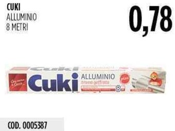 Carico Cash & Carry Cuki Alluminio 8 metri offerta