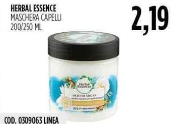 Carico Cash & Carry Herbal Essence Maschera Capelli 200/250 ml offerta