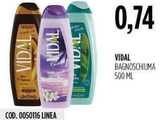 Carico Cash & Carry Vidal Bagnoschiuma 500 ml offerta