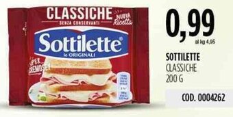 Carico Cash & Carry Sottilette Classiche 200 g offerta