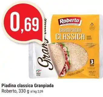 Supermercati Gulliver Roberto Piadina classica Granpiada 330 g offerta