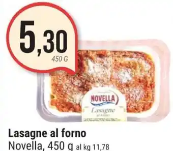 Supermercati Gulliver Novella Lasagne al forno 450 g offerta