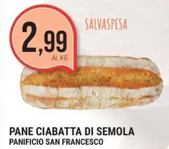 Pane Ciabatta di Semola Panificio San Francesco