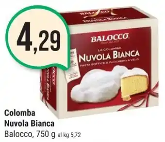 Supermercati Gulliver Balocco Colomba Nuvola Bianca 750 g offerta