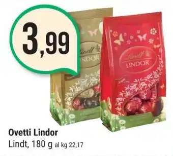 Supermercati Gulliver Lindt Ovetti Lindor 180 g offerta