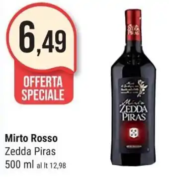 Mirto Rosso Zedda Piras 500 ml