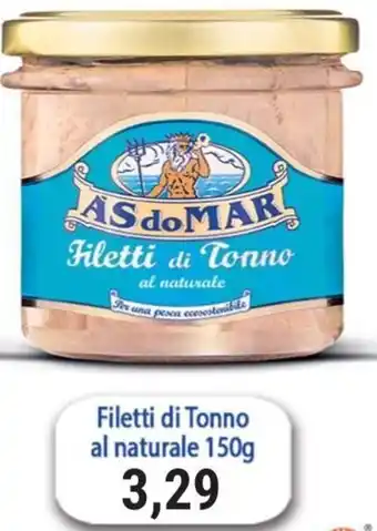 Supermercati Gulliver As do Mar Filetti di Tonno al naturale 150 g offerta