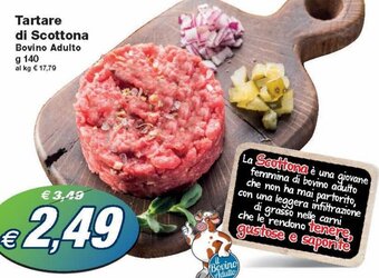 Tartare di Scottona Bovino Adulto g 140