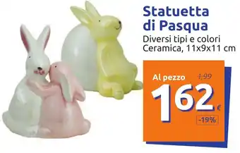 Action Statuetta di Pasqua 11x9x11 cm offerta