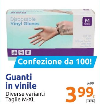 Action Guanti in vinile offerta
