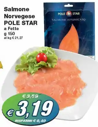 Prix Quality Pole Star Salmone Norvegese a Fette g 150 offerta