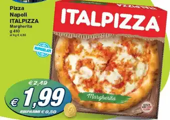 Prix Quality Italpizza Pizza Napoli Margherita g 410 offerta