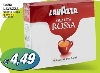 Prix Quality Lavazza Caffè Qualità Rossa g 250 x 2 offerta