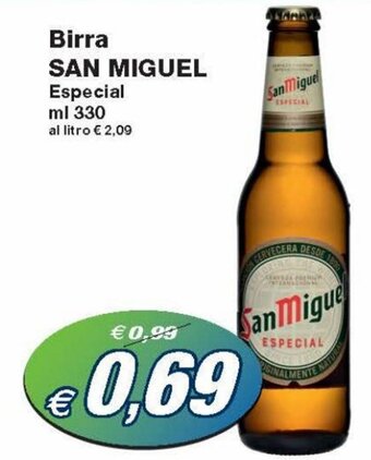 Prix Quality San Miguel Birra Especial ml 330 offerta