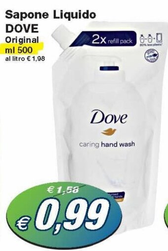 Prix Quality Dove Sapone Liquido Original ml 500 offerta