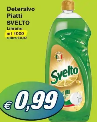 Prix Quality Svelto Detersivo Piatti Limone ml 1000 offerta