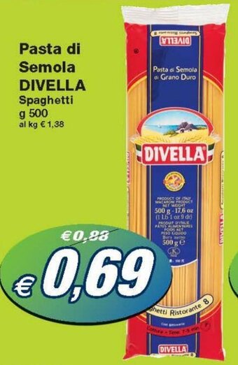 Prix Quality Divella Pasta di Semola Spaghetti g 500 offerta