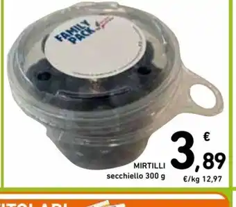 Spazio Conad Mirtilli secchiello 300g offerta