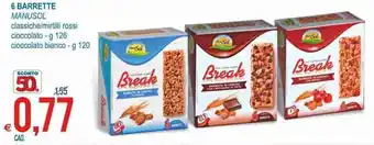 MD Discount Manusol 6 Barrette 126g / 120g offerta