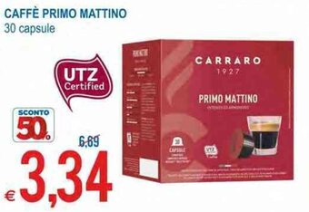 MD Discount Carraro Caffè Primo Mattino 30 capsule offerta