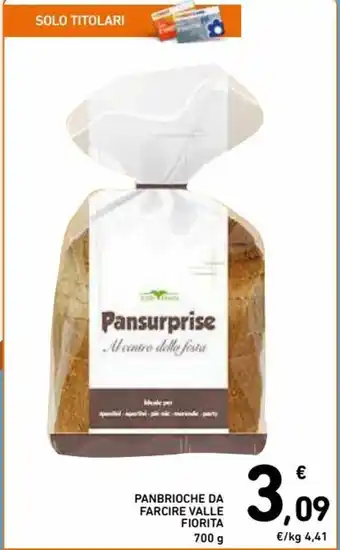 Spazio Conad Panbrioche Da Farcire Valle Fiorita 700g offerta