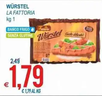 MD Discount La Fattoria Würstel 1kg offerta